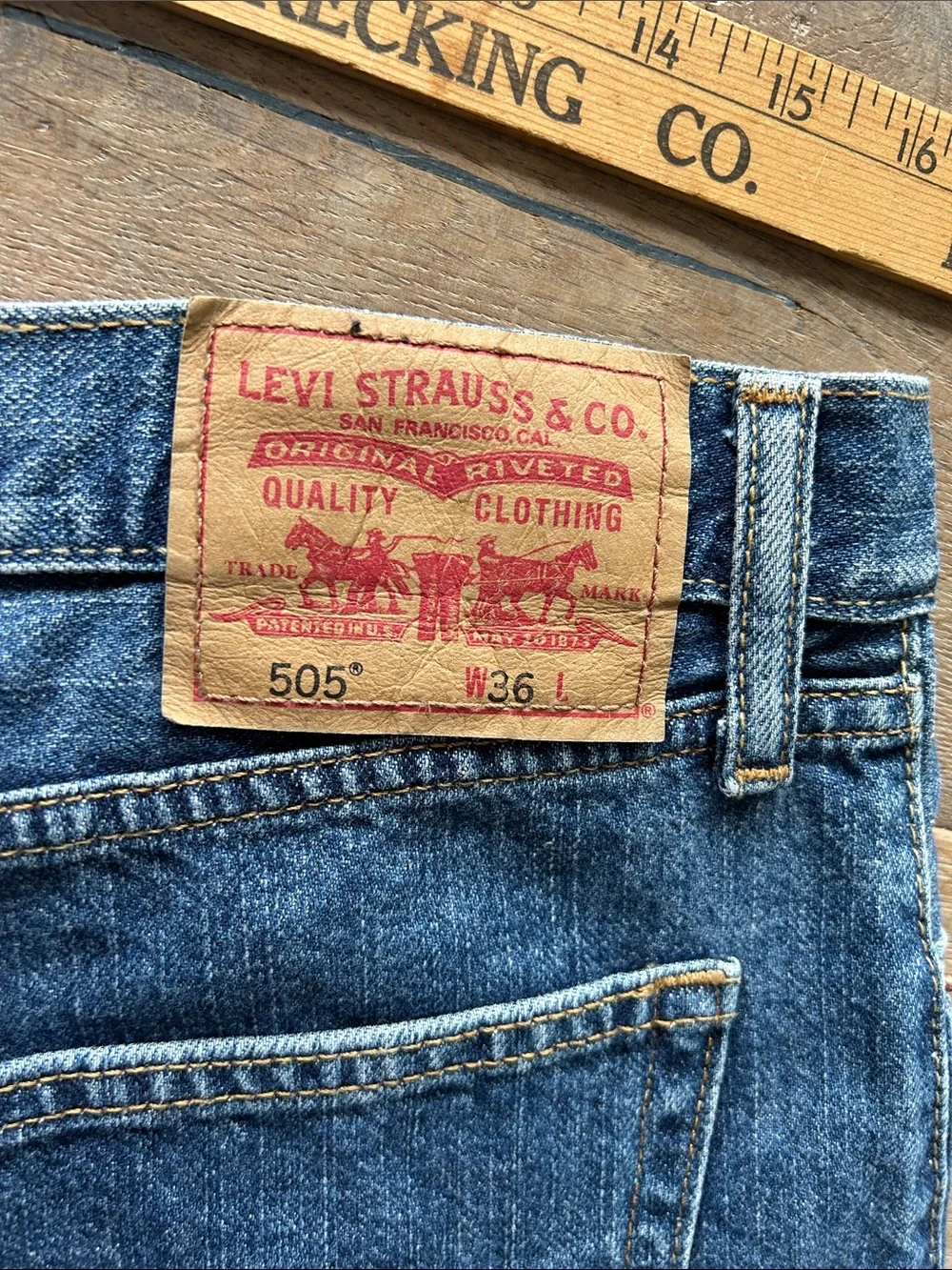 Levi's Dark Blue Denim Men's Shorts